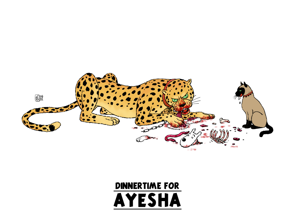 Hergé Macabre III : Dinnertime For Ayesha